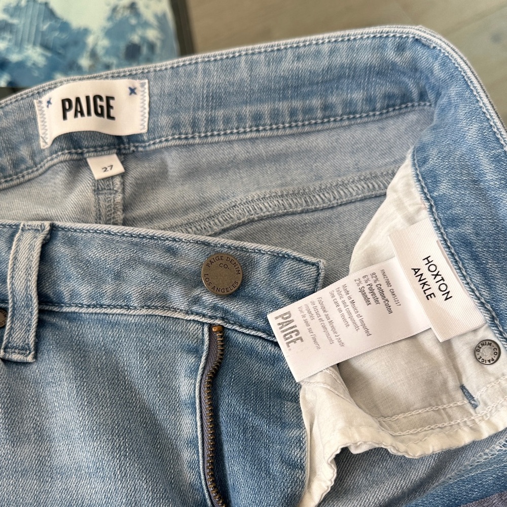 PAIGE Hoxton Ankle Skinny Jeans - Picture 2 of 4